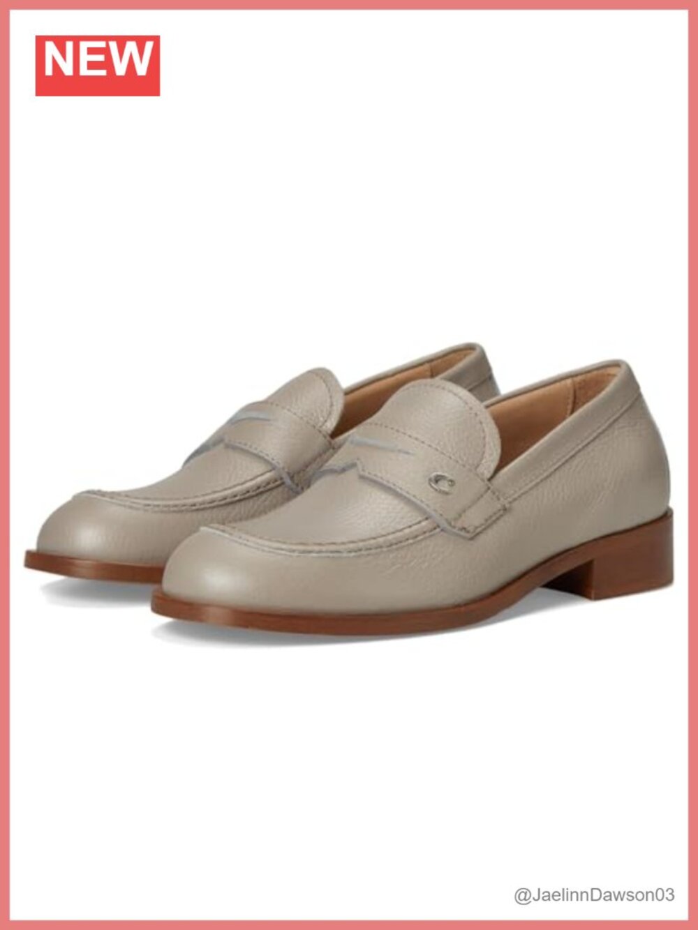 La Canadienne Demi Waterproof Leather Loafers Women's Pull-On Moc Toe Block Heel